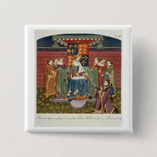 König Henry VI (1421-71) eine Klinge John Button (Vorderseite)