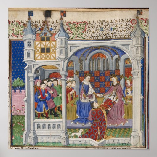 König Henry VI und Margaret von Anjou: Präsentatio Poster (Vorne)