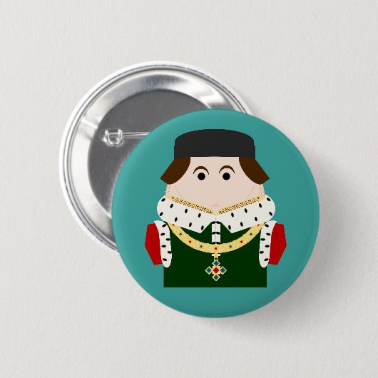 König Henry VI von England Button (Vorne & Hinten)