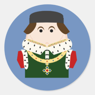 König Henry VI von England Runder Aufkleber