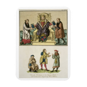 König Henry VIII (1491-1547) vom Frontispiz Magnet