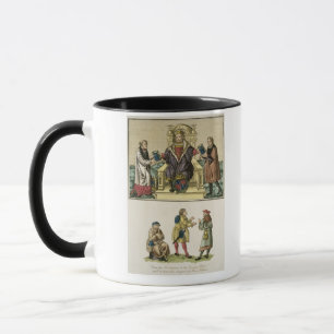 König Henry VIII (1491-1547) vom Frontispiz Tasse