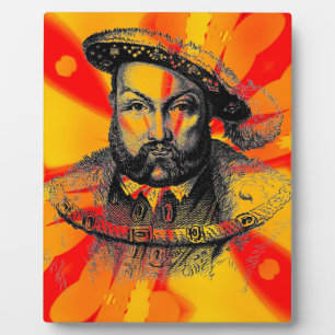 König Henry VIII Fotoplatte
