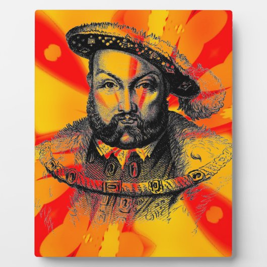 König Henry VIII Fotoplatte (Vorderseite)