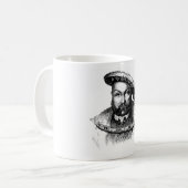 König Henry VIII Kaffeetasse (Vorderseite Links)
