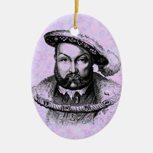 König Henry VIII Keramikornament (Vorne)
