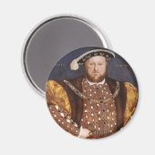 König Henry VIII Magnet (Vorderseite/Rückseite)