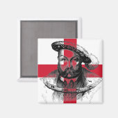 König Henry VIII Magnet (Vorderseite/Rückseite)