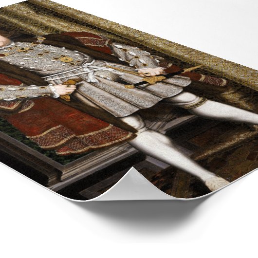 König Henry VIII Poster (Ecke)
