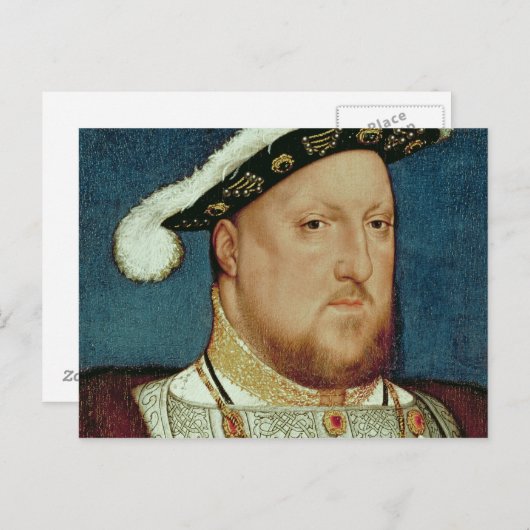 König Henry VIII Postkarte (Vorne/Hinten)