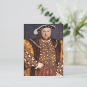 König Henry VIII Postkarte (Stehend Vorderseite)