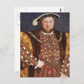 König Henry VIII Postkarte (Vorne/Hinten)