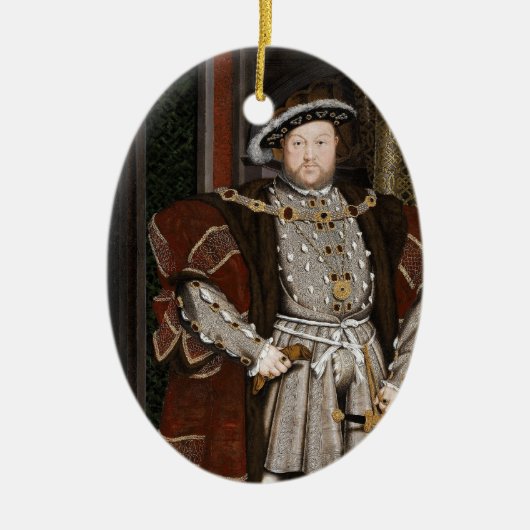 König Henry VIII von England Keramikornament (Vorne)