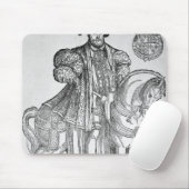 König Henry VIII zu Pferd Mousepad (Mit Mouse)
