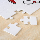 König im Bowling mit Bowling Button Puzzle (Seite)