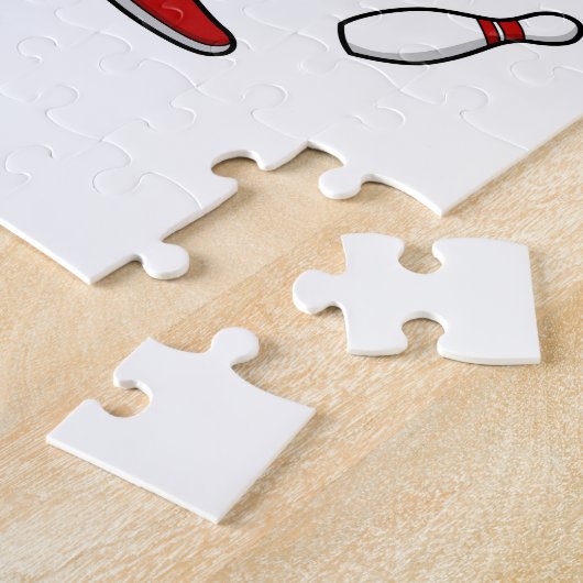 König im Bowling mit Bowling Button Puzzle (Seite)