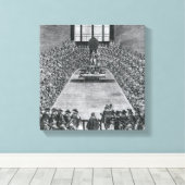 König James I. im Parlament, 1624 Leinwanddruck (Insitu (Holzboden))