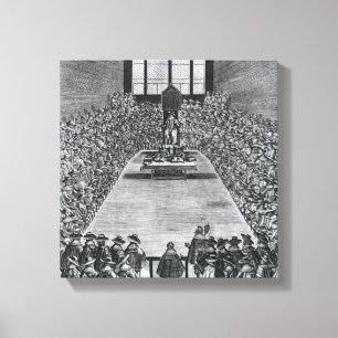 König James I in den Häusern des Parlaments, 162 Leinwanddruck