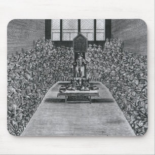 König James I in den Häusern des Parlaments, 162 Mousepad
