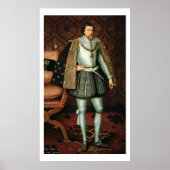 König James I von England (1566-1625) (Erdöl auf L Poster (Vorne)
