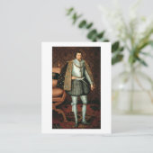 König James I von England (1566-1625) (Erdöl auf L Postkarte (Stehend Vorderseite)