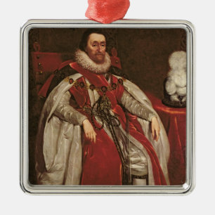 König James I von England und VI von Schottland, Silbernes Ornament