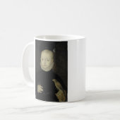 König James VI mit Sparrow Hawk - 1574 Kaffeetasse (Vorderseite Links)