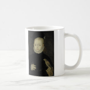 König James VI mit Sparrow Hawk - 1574 Kaffeetasse
