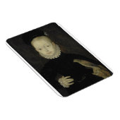 König James VI mit Sparrow Hawk - 1574 Magnet (Rechte Seite)