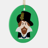 König James VI von Schottland und James I von Engl Keramik Ornament (Rechts)