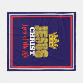 König Jesus ist der Herr meines Lebens Christlich Fleecedecke (Vorderseite (Horizontal))