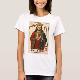 König Jesus spielen Karte T-Shirt