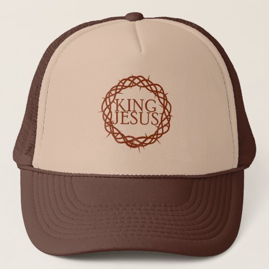 König Jesus Truckerkappe (Vorderseite)