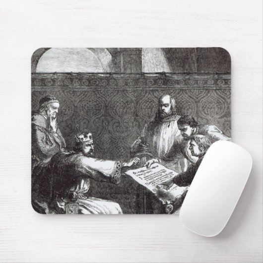 König John, der ablehnt, Magna Charta zu Mousepad (Mit Mouse)