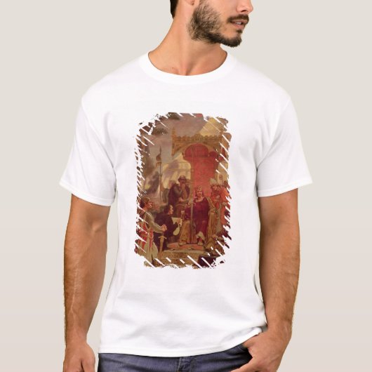 König John Granting die Magna Carta im Jahre 1215, T-Shirt (Vorderseite)