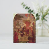 König John Granting the Magna Carta 1215, 1900 Postkarte (Stehend Vorderseite)