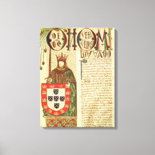 König John-II von Portugal Leinwanddruck