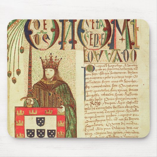 König John-II von Portugal Mousepad (Vorne)