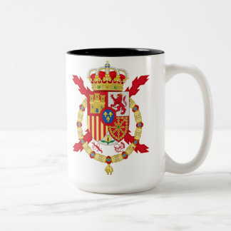König Juan Carlos von Spanien Zweifarbige Tasse
