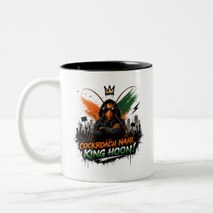 König-Kakerlake Motivations-Tasse Zweifarbige Tasse