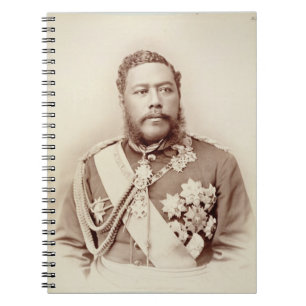 König Kalakaua (1836-91), spätes c19th Notizblock