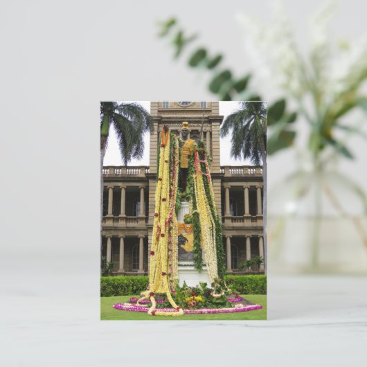 König Kamehameha der Große Postkarte (Stehend Vorderseite)