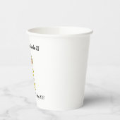 König Karl III. Coronation zum Gedenken an die Pap Pappbecher (Links)