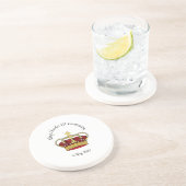 König Karl III. Krönung des Untersetzer (Seite)