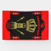 König Karl III. Krönung Gedenkfeier Souvenir Banner (Horizontal)