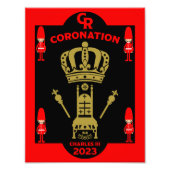 König Karl III. Krönung Gedenkfeier Souvenir Fotodruck (Vorne)