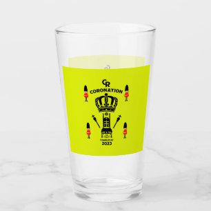 König Karl III. Krönung Gedenkfeier Souvenir Glas