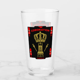 König Karl III. Krönung Gedenkfeier Souvenir Glas