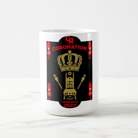 König Karl III. Krönung Gedenkfeier Souvenir Kaffeetasse (Mittel)