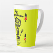 König Karl III. Krönung Gedenkfeier Souvenir Milchtasse (Rechte Ecke)